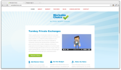 Screen capture of WorkableChoice.com homepage